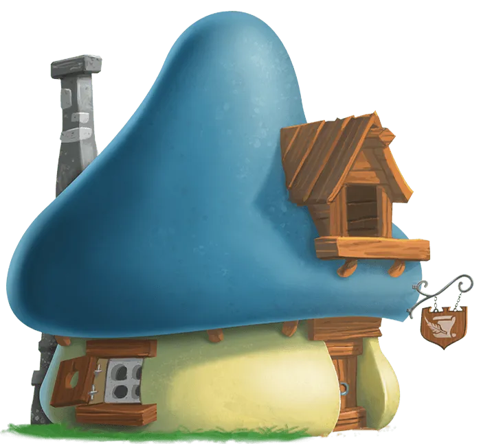 Smurfs Beach Smurf, sunbathing, wearing sunglasses, free png